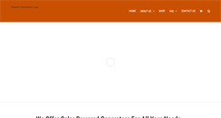 Desktop Screenshot of powerxgenerators.com